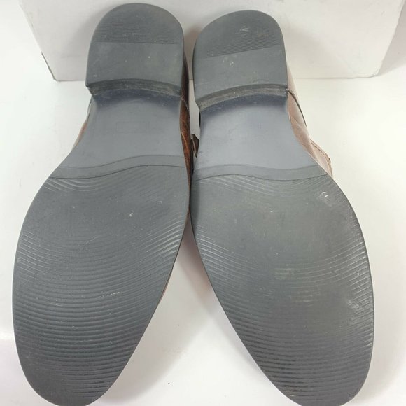 Vtg Robert David Aconto Calfskin Monks Men Sz 13M